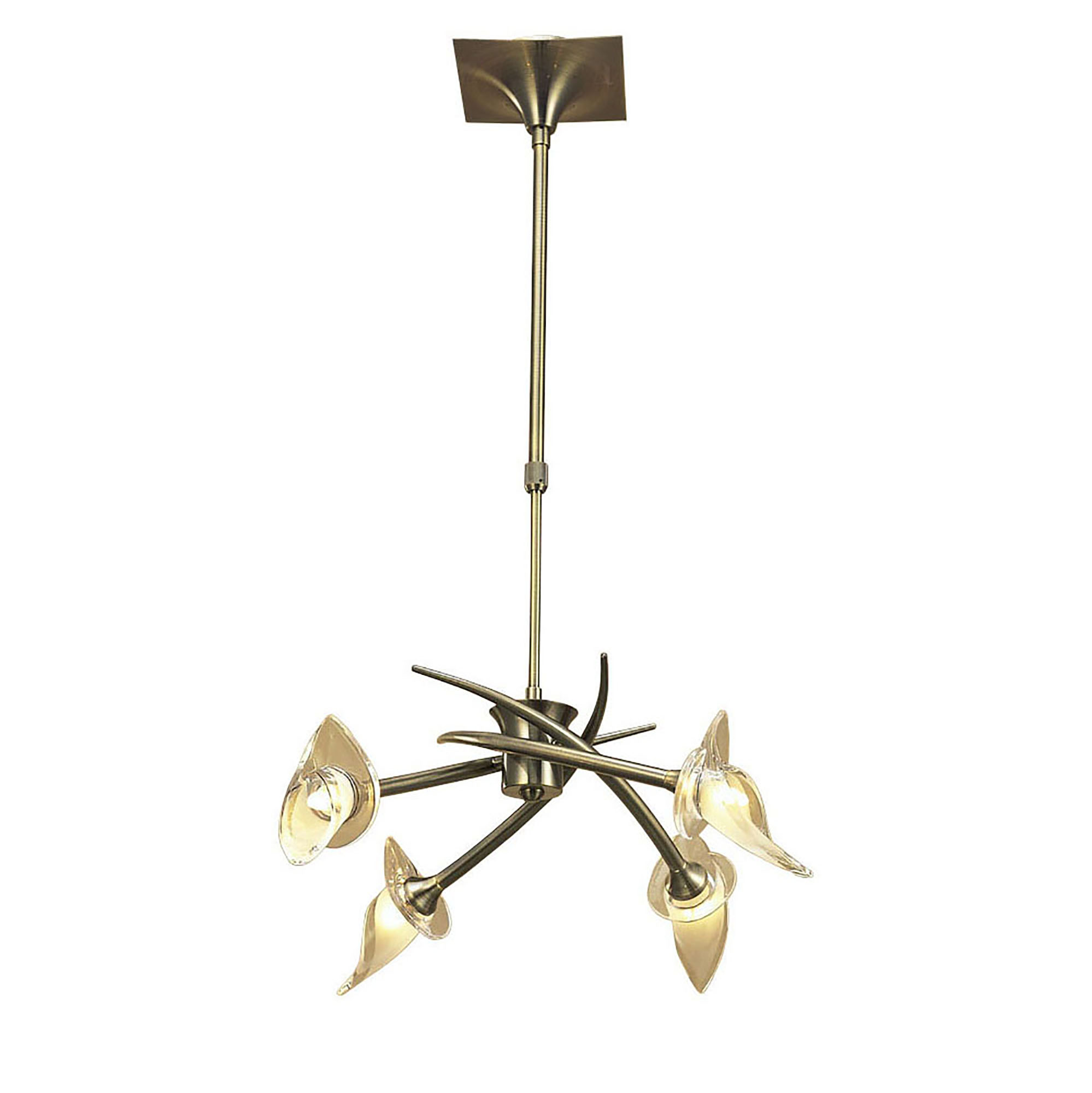 M0302AB  Flavia AB Telescopic/Semi Flush 4 Light